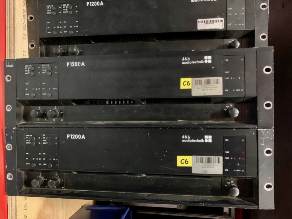 d&b C602 with P1200 d&b C602 with P1200