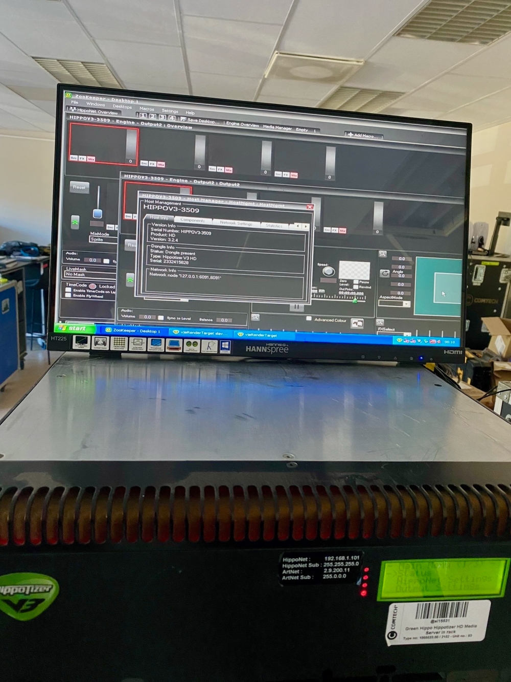 Green Hippo Hippotizer HD Media Server Green Hippo Hippotizer HD Media Server