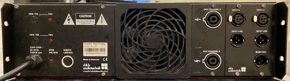 d&b P1200 MAX Amp