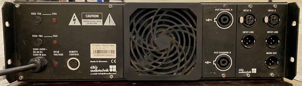 d&b P1200 MAX Amp