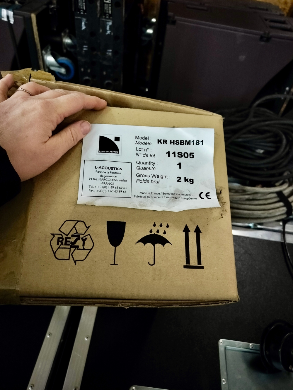 L-Acoustics SB28 KR HSBM181 recone unit