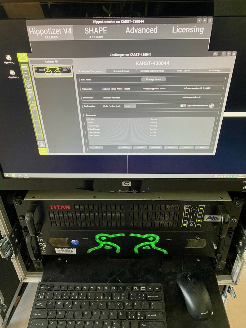 Green Hippo Hippotizer KARST+ Media Server