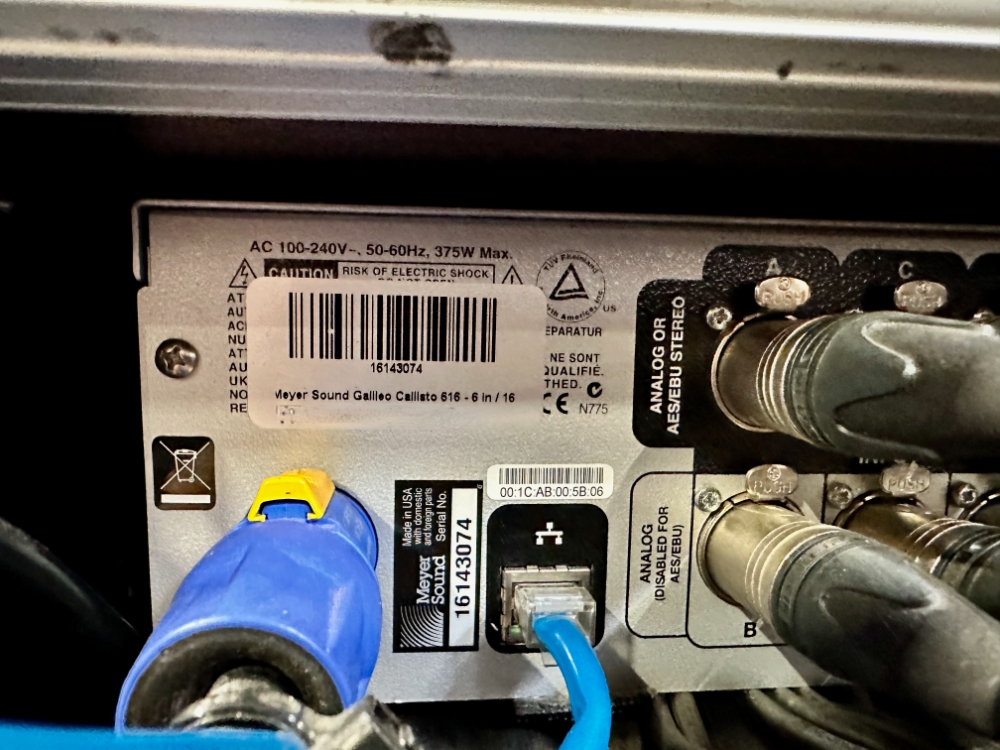 MEYER SOUND Galileo Callisto 616