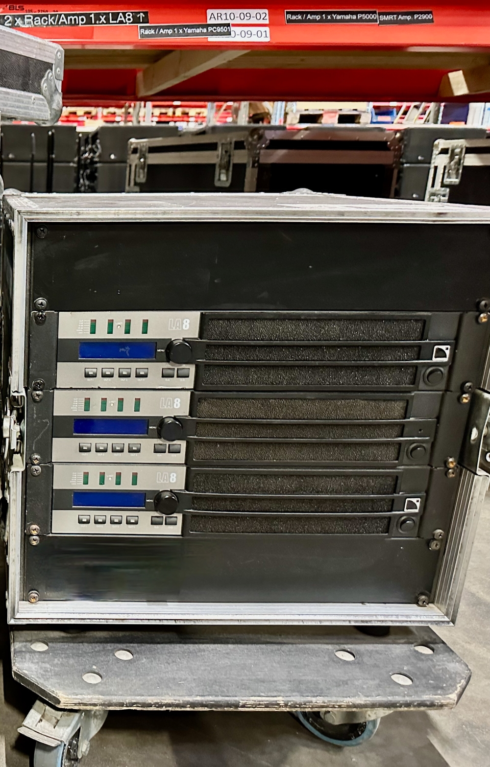 L-Acoustics LA8 Amp Rack aes