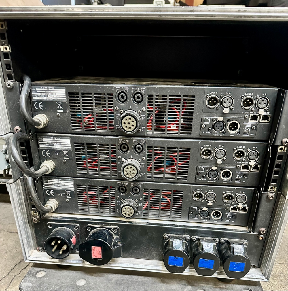 L-Acoustics LA8 Amp Rack aes