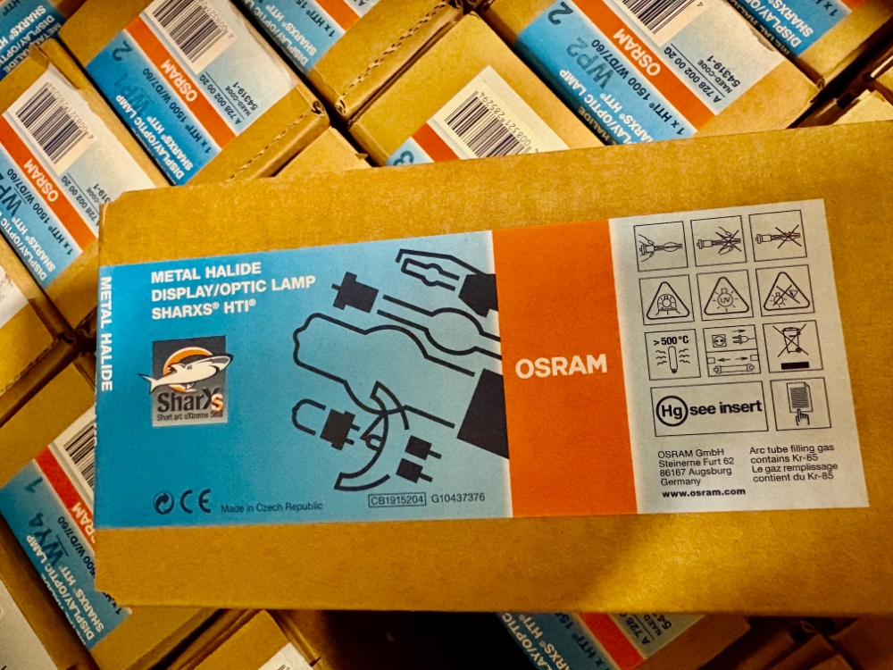 Osram Metal Halide Sharxs HTI 1500W W/D7/60