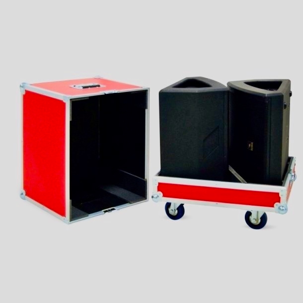 Wedge Series Flight Case for 2 stk. WD15A.